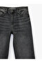 Straight Fit Anthracite Women's Jean Trousers 7Wal40027Md - 6
