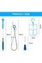 Blue Four-Piece Water Bag Backpack Cleaning Kit - 2
