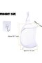 Two-piece foldable mesh laundry basket, white - 5
