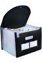 13-pocket black document organizer