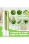 Three-piece vegetable storage box set in vanilla black - 4