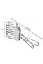 Stainless steel cutting pliers, multi-purpose portable barbecue tool, silver. - 2