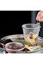 Hot pot strainer, stainless steel with handle, suitable for pasta and dumplings, silver. - 4