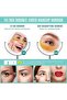 مرآة مكبرة 1X/30X، مرآة مكياج مع ملقط، مرآة تجميل دائرية مزدوجة الجوانب مقاس 6.8 بوصة - 2