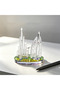 Dubai Burj Khalifa Sailing Hotel crystal ornaments colorful round base city skyline building model office desktop tourism in memory of business gifts D0031 - 6