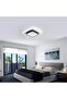 21W acrylic square ceiling light 6500K 24cm. - 3