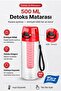 Detox Lockable Lid Polycarbonate Water Bottle with Filter 500 ml