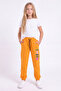 Girl's Double Pocket Printed Colorful Jogger Sweatpants - 5