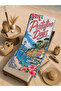 Vintage Mediterranean Paradise Days Poster Patterned 70X150 Beach Towel - Digital Printed Bath Towel