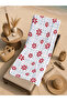 Red Blue Dotted White Patterned 70X150 Beach Towel - Digital Printed Fade-Resistant Bath Towel - 2