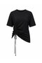 Black Gathered Detailed Blouse - B261025 - 2