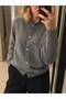 Basic Pearl Buttoned Knitwear Women's Cardigan - 3