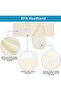 4 Pcs Yellow Terry Cloth Facial Spa Headbands, Adjustable Elastic Stretch Head Wraps, Soft Absorbent - 4