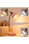 magical JD LED Desk Lamp Cordless Table Light Adjustable Gooseneck Dimmable Touch Rechargeable Batte - 2