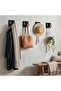 4 Pcs Folding Hideaway Coat Hooks Heavy Duty Wall Towel Hooks for Bathrooms Retractable Coat - 4