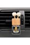 Car Air Freshener Diffuser Bottles With Air Vent Clip, 4 Pack Empty Glass Perfume bottle Essential O - 2