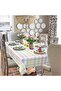 138 x 178 cm rectangular tablecloth, waterproof vinyl, washable checkered pattern, indoor and outdoor picnics - Style 11 - 3