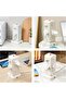 كابل تمديد مقبس كهربائي بـ 10 منافذ مع مفتاح تشغيل/إيقاف و 4 منافذ USB - طول 1.5 متر - تصميم عمودي - 6