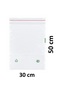 400 Pcs 30X45+5 cm Transparent Green Recyclable Adhesive Nylon Bag 30X50 Green Recycle Bag - 2