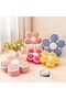 Flower Pillow, Soft Shaped Floor Cushion, Decorative Throw Pillow, Cute Seating Cushion, Plus - 4