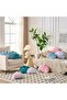 Seashell Decorative Pillow Shell Shaped Throw Pillow 3D Insert Beach Pillow Soft Velvet Pill - 4