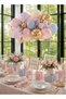 Pastel Balloon Garland Kit | Macaron Pink Blue Cream Gold Balloon Arch Decoration Set with Glue Dots & Strip for Birthday Party , Wedding , Baby Shower - 8