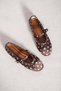 Penelop Women's Bitter Brown Satin Polka Dot Bow Detailed Adjustable Buckle Orthopedic Sole Mary Ja - 2