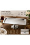 Footed Baton Presentation Tray 33.5 cm Silver Mirror Surface Chocolate Turkish Delight Cookie Holder - 3