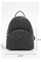 Benetton Women's Backpack Black Bnt1917 - 4