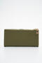 Benetton Women's Wallet Khaki Bnt1868 - 2