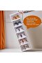 Drop Front Shoe Storage Box, No Assembly Stackable Shoe Organizer Storage Bin with Clear Doo - 4