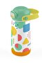 420 ml Green Geometric Shapes Steel Water Bottle for Boys - 60001 - 8