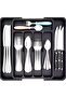 Expandable Silverware Drawer Organizer – Adjustable BPA-Free Cutlery Tray for Spoons, Forks, and Kni - 2