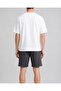 Logo Men's Oversize 2-Piece Set Shorts 100% Cotton Comfortable Fit - 2