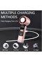 Portable Foldable Handheld and Neck Hanging Fan with Ice Pack, USB Rechargeable Turbo High-Speed Coo - 3