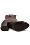 Saranda Genuine Leather Orthopedic Heeled Women's Boots Brown - 6