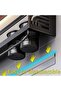 2-Tier Wall Mounted Kitchen Organizer Rack, Pantry Shelf with 8 Hooks for Pans & Spices, Black Metal - 5