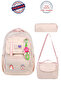 Premium Accessory-Enhanced Boys and Girls Primary School Backpack with Back Support, Thermal Lunch Box and Pen Holder