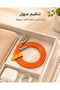 كابل شحن ونقل بيانات USB-C سريع، سلك شحن متين للأجهزة الذكية والهواتف - 5