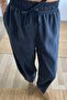 Md Anthracite Elastic Waist Tensel Shalwar Trousers - 3