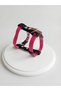 Dog Chest Harness Adjustable Small & Small Breed H Type Column Cord Pink & Black - 2