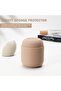 3 قطع من حافظة إسفنجة المكياج المصنوعة من السيليكون مع فتحات تهوية على الوجهين لتجفيف سريع، متوافقة - 4