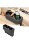 Car Cup Holder, Auto Cup Drink Holders, Leather Multifunctional Vehicle Front Seat Crevice Organizer