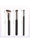 Makeup Brushes, 3 PCS Set for Liquid Foundation, Angled Under Eye Concealer Brush, Profession - 3