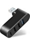 موزع USB 3.0 بأربعة منافذ [90] ° /180 °   موزع USB قابل للدوران مع مدخل PD ومنفذ USB-C بقوة 5 واط ووصلة تمديد USB
