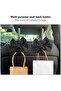 2 Pack Car Seat Headrest Hook Auto Interior Storage Organizer Hooks Back Seat Hanger for Handbag Clo - 5