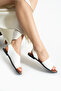 Women's White Skin Thick Single Strap Open Edge Thin Sole Daily S Sandals Stc1275 - 2
