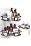 Shower Caddy, 3Pcs Corner Shelf Set, Adhesive Shower Organizer with Soap Holder, Rustproof Carbon St