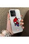 Vivo V60 Lite 5g Compatible Silicone Edge Hard Back Case Couple Phone Case Spider Man Patterned - 3