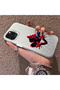 iPhone 11 Pro Compatible Silicone Edge Hard Back Case Couple Phone Case Spiderman Patterned - 2